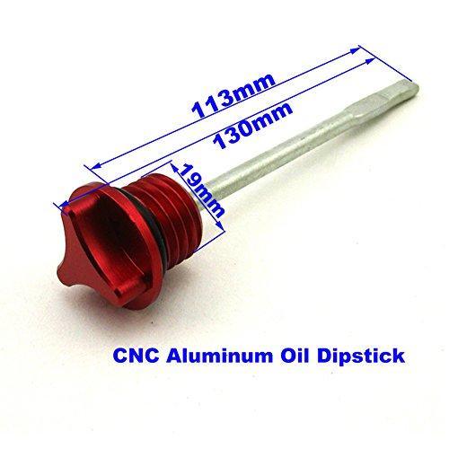 TC-Motor CNC Aluminum Red Dip Stick Engine Oil Dipstick For Lifan YX 125cc 140cc 150cc 200cc 250cc Stomp YCF IMR SSR Thumpstar GPX DHZ Chinese CRF50 Pit Dirt Bikes / ATV Quad Taotao Sunl Kazuma Roketa - TaoTao Parts Direct