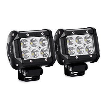 2 Ultra Bright 4" LED Power Sports Fog Lights - TaoTao Parts Direct